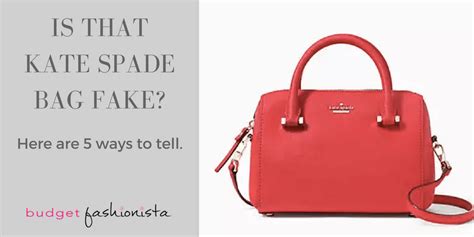 How to Spot a Fake Kate Spade Purse .